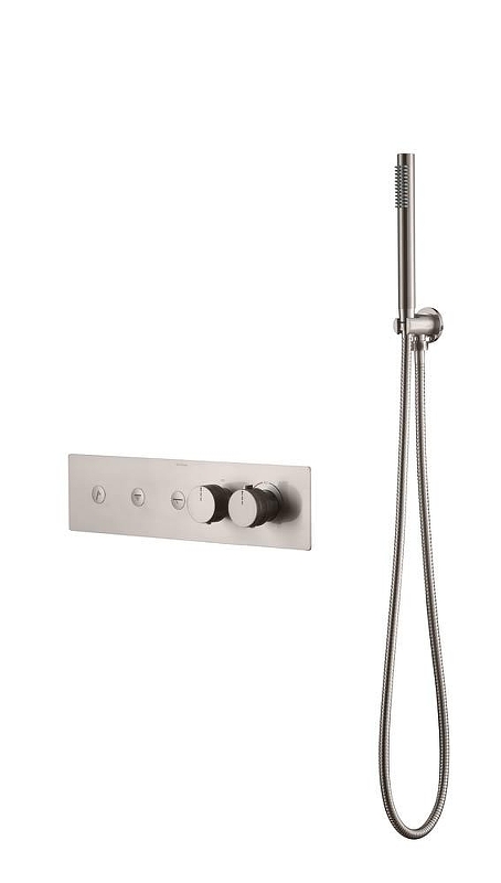 Смеситель для душа Boheme Fusion 131-SYS-NB с термостатом 