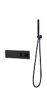 Смеситель для душа Boheme Fusion 131-SYS-B с термостатом цвет Черный матовый