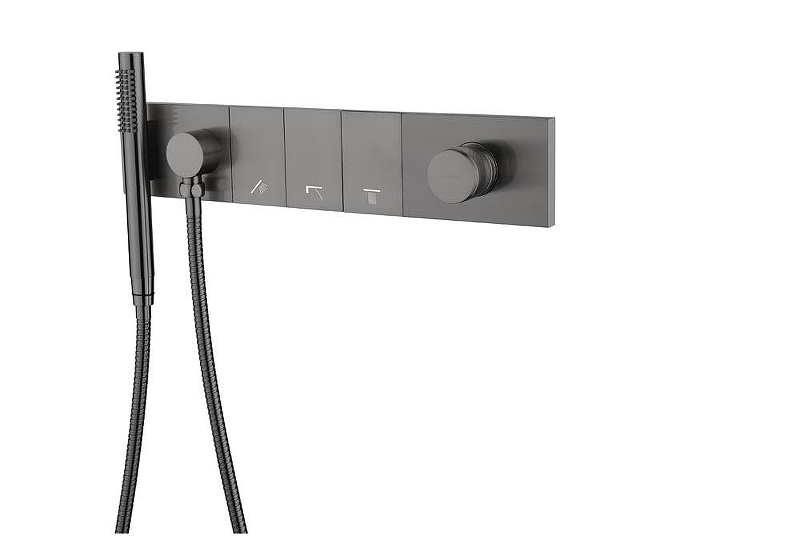 Смеситель для душа Boheme Zodiac 132-SYS-GM 