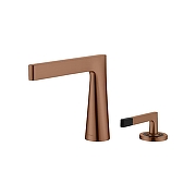 Смеситель для раковины Boheme Duo 161-BRB цвет Брашированная бронза