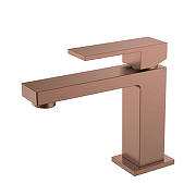 Смеситель для раковины Boheme Qubic 471-BRB цвет Брашированная бронза