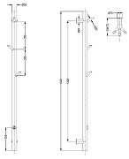 Электрический полотенцесушитель Boheme Oak 724-50-G цвет Золото-1