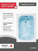 Акриловая ванна La Fenice Onda 100х70 SV-Onda-10070KP-FR цвет Белый разборный каркас, регулируемые ножки, панель фронтальная для ванны-2