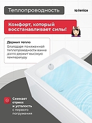 Акриловая ванна La Fenice Riviera 155х70 SV-Riv-15570KP-FR цвет Белый разборный каркас, регулируемые ножки, панель фронтальная для ванны-1