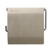 Держатель туалетной бумаги Merida Stella R U1AS.R с крышкой цвет Нержавеющая сталь