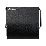 Держатель туалетной бумаги Merida Stella R U1CS.R с крышкой цвет Черный матовый