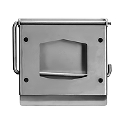 Держатель туалетной бумаги Merida Stella R U1MS.R с крышкой цвет Нержавеющая сталь-2