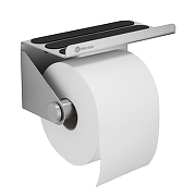 Держатель туалетной бумаги Merida Stella R U3MS.R с полкой цвет Нержавеющая сталь-2