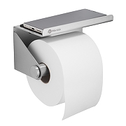 Держатель туалетной бумаги Merida Stella R U3MS.R с полкой цвет Нержавеющая сталь-3