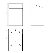Диспенсер для бумажных полотенец Merida Stella R CSB101.R цвет Белый матовый-1