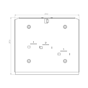 Диспенсер для туалетной бумаги Merida Stella R BSA202.R цвет Нержавеющая сталь-7