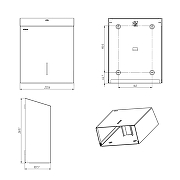 Диспенсер для туалетной бумаги Merida Stella R BSB203.R цвет Белый матовый-5