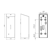 Дозатор для жидкого мыла Merida Stella R DSM113.R цвет Нержавеющая сталь-4