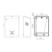 Сушилка для рук Merida Stella R ESB001.R цвет Белый матовый-5