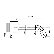 Дозатор для жидкого мыла Merida DWP108 цвет Нержавеющая сталь-2