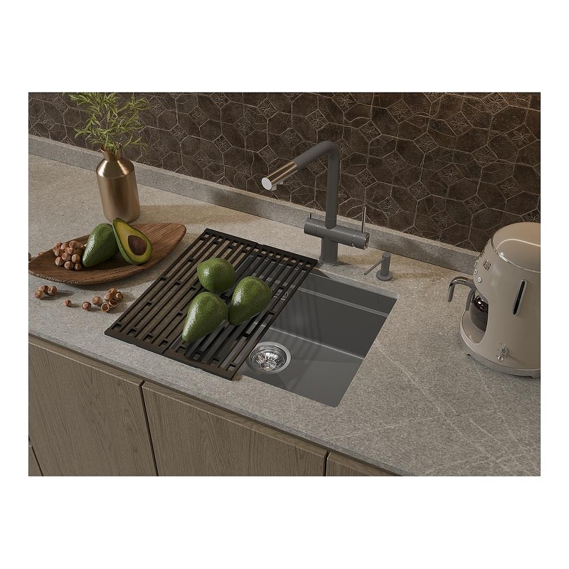 Дозатор для моющего средства Rivelato 24008 grigio metallizzato 