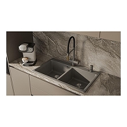 Дозатор для моющего средства Rivelato RD-1000 grigio metallizza цвет Серый металлик-1