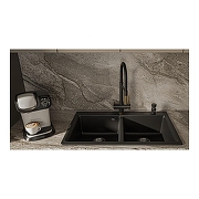 Дозатор для моющего средства Rivelato RD-1000 nero цвет Черный-1