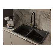 Смеситель для кухни Rivelato Adria 1523517 antracite oro цвет Антрацит Золото-1