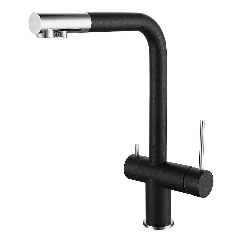 Смеситель для кухни Rivelato Lugano 1523513 antracite cromo 