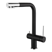 Смеситель для кухни Rivelato Lugano 1523513 antracite cromo цвет Антрацит Хром