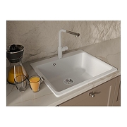 Смеситель для кухни Rivelato Albano 1573503 brina cromo цвет Иней Хром-1