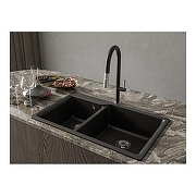 Смеситель для кухни Rivelato Asti 3972500 nero cromo цвет Черный Хром-1