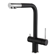 Смеситель для кухни Rivelato Lugano 1523513 nero cromo цвет Черный Хром