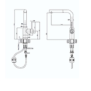 Смеситель для кухни Rivelato Albano 1573503 BS цвет Нержавеющая сталь-1