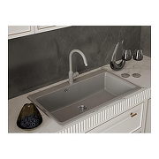 Смеситель для кухни Rivelato Garda 1923502 grigio cromo цвет Серый Хром-1