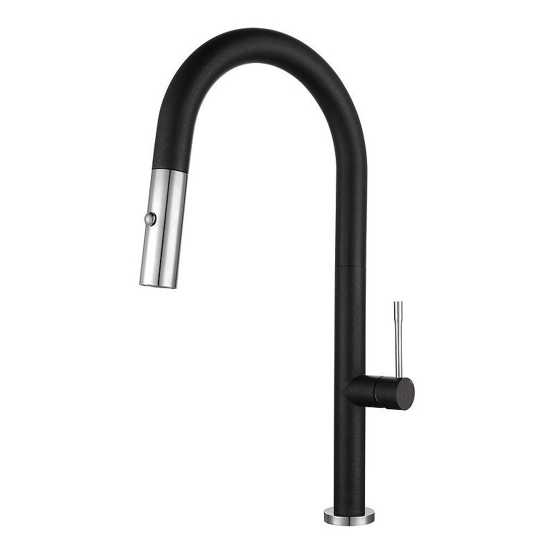 Смеситель для кухни Rivelato Asti 3972500 antracite cromo 