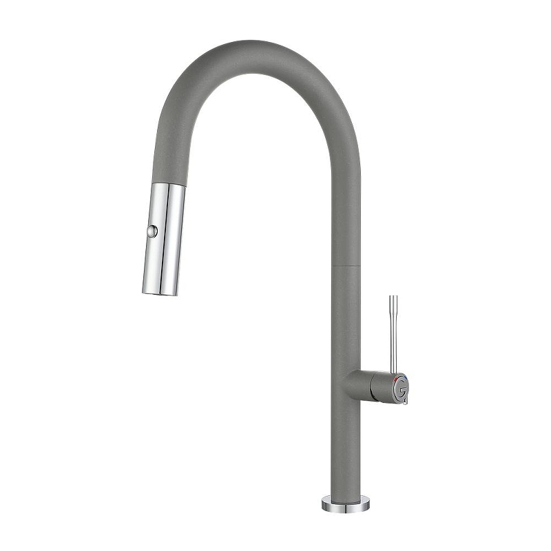 Смеситель для кухни Rivelato Asti 3972500 grigio cromo 