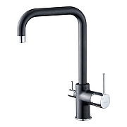 Смеситель для кухни Rivelato Tovel 9025208 antracite cromo цвет Антрацит Хром