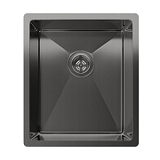 Кухонная мойка Rivelato Rinox 38 3844 UN PVD black цвет Черный