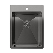 Кухонная мойка Rivelato Rinox 38 3850 PVD black цвет Черный