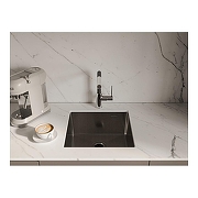 Кухонная мойка Rivelato Rinox 44 4444 UN PVD black цвет Черный-2