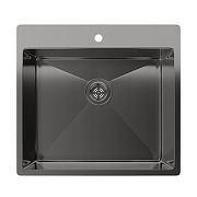 Кухонная мойка Rivelato Rinox 54 5450 PVD black цвет Черный