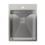 Кухонная мойка Rivelato Rinox 38 3850 цвет Нержавеющая сталь