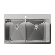 Кухонная мойка Rivelato Rinox 80 8050 B2 цвет Нержавеющая сталь