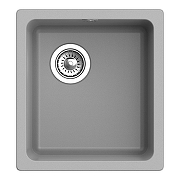 Кухонная мойка Rivelato Berkana BK-35 BK-35 grigio metallizzato цвет Серый металлик
