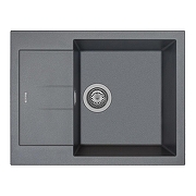 Кухонная мойка Rivelato Lumo 65 LM-6550 Titanio цвет Темно-серый