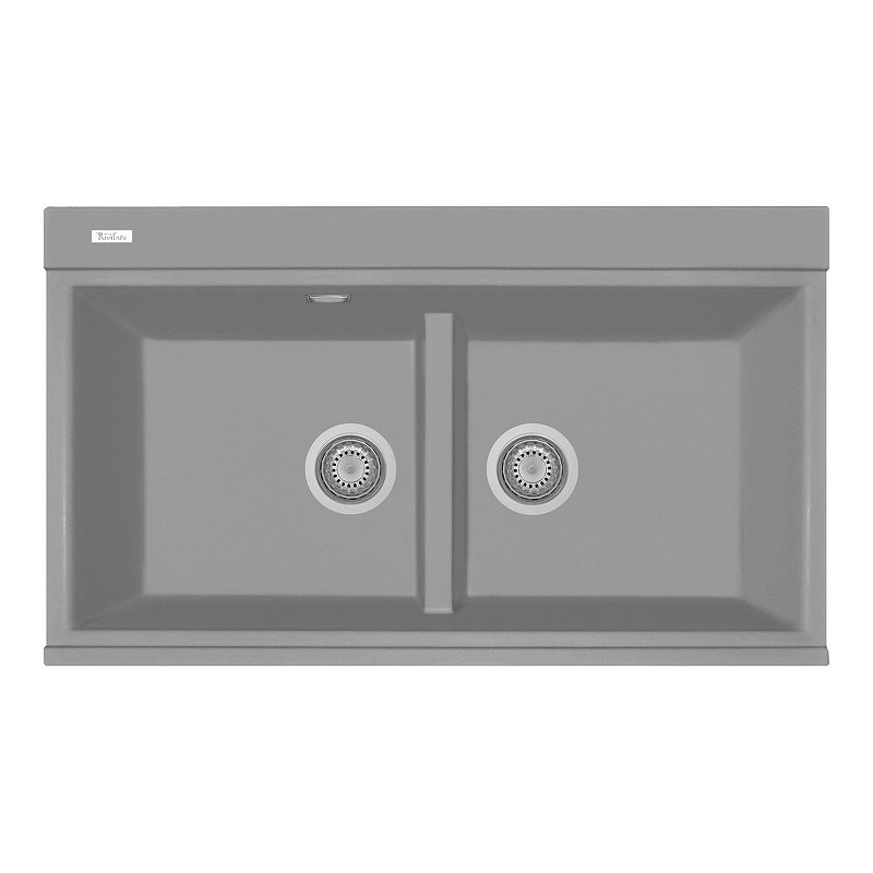 Кухонная мойка Rivelato Fonde 86 FN-8638-2 Titanio 