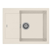 Кухонная мойка Rivelato Lumo 65 LM-6550 Gelsomino цвет Молочный