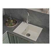 Кухонная мойка Rivelato Lumo 65 LM-6550 Gelsomino цвет Молочный-1