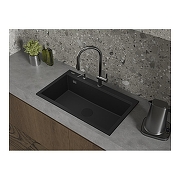 Кухонная мойка Rivelato Fonde 86 FN-8638 Nero profondo цвет Черный-2