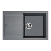 Кухонная мойка Rivelato Lumo 78 LM-7850 Titanio цвет Серый