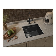 Кухонная мойка Rivelato Lino 45 LN-454-L antracite цвет Антрацит-2