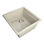 Кухонная мойка Rivelato Lino 45 LN-454-L beige scuro цвет Темно-бежевый-1