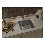Кухонная мойка Rivelato Lino 45 LN-454-L grigio metallizz цвет Серый металлик-2