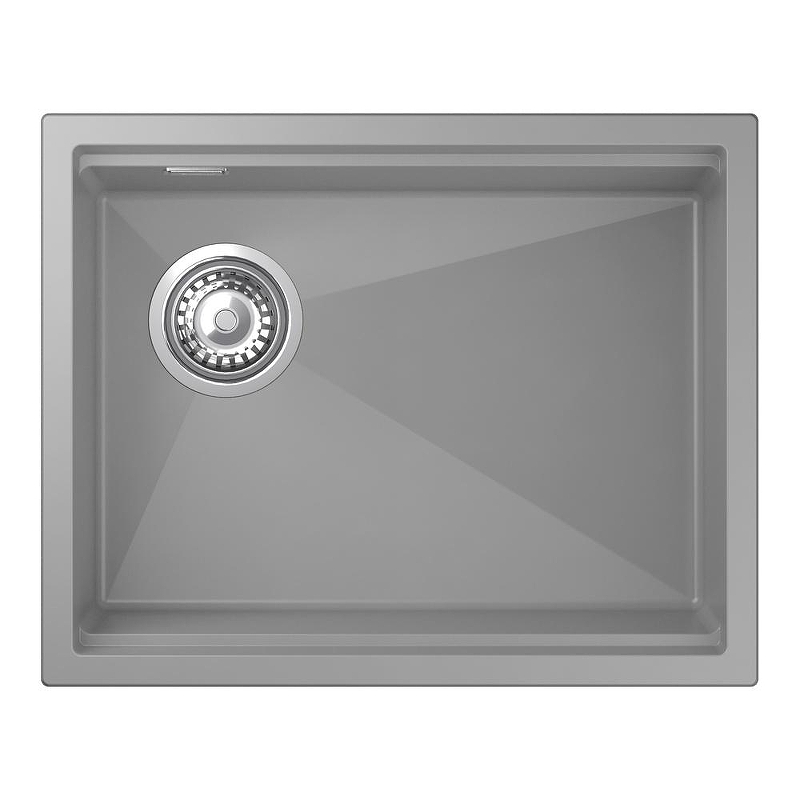 Кухонная мойка Rivelato Lino 55 LN-554-L grigio metallizz 